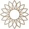 Ekena Millwork Daisy Wood Fretwork Pierced Ceiling Medallion, Red Oak, 28"OD x 9 3/4"ID x 1/4"T CMWP28X28X0250DARO - alternate 5